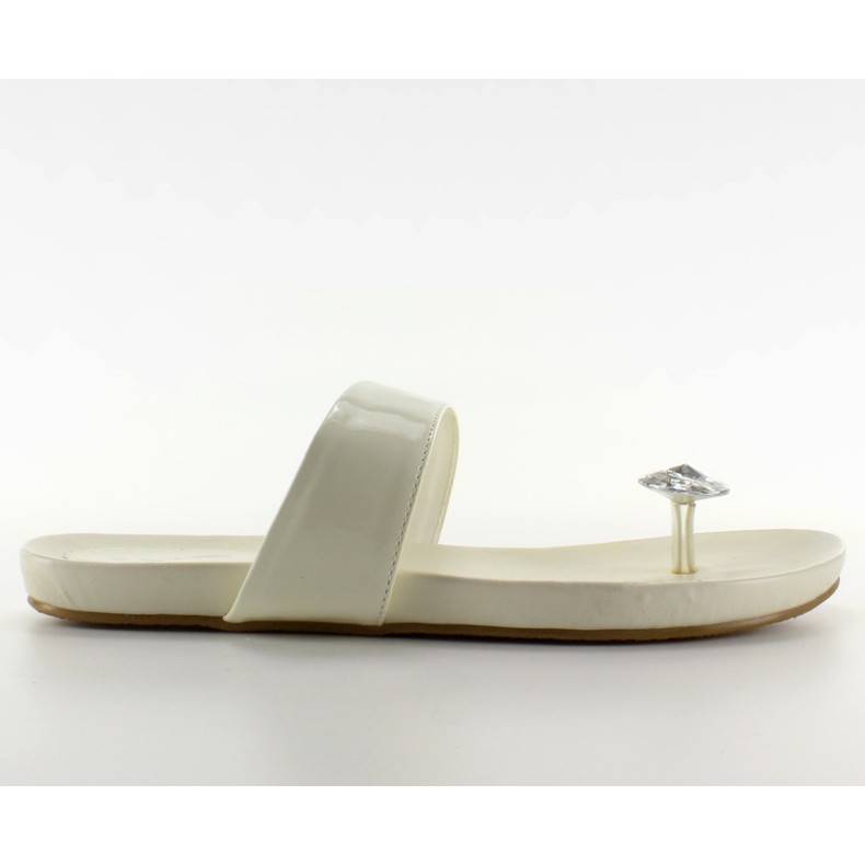 Japonki oryginalne 809-1 białe brązowe