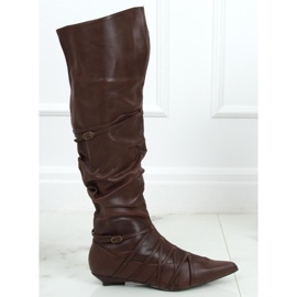 Muszkietery damskie 5832-1 brązowe