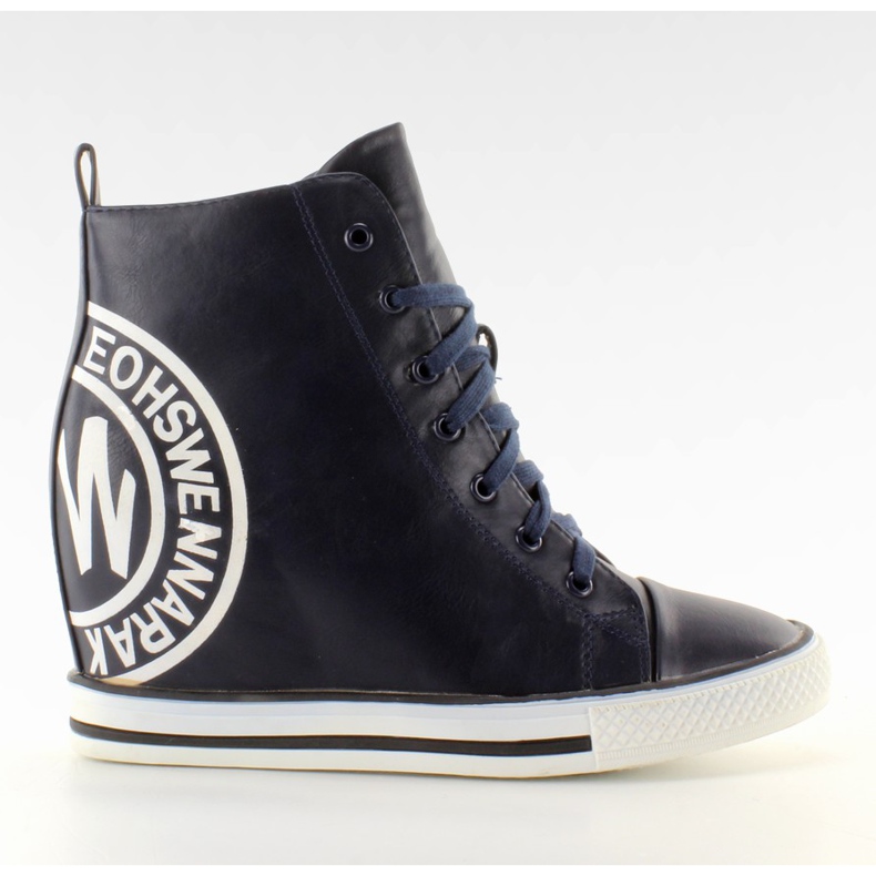 Trampki ze stemplem Y450 granat granatowe