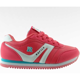 Obuwie running style B686 malinowe czerwone