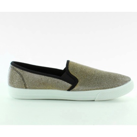 Opalizujące trampki zjawiskowe LV-628 Złote złoty