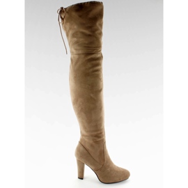 Muszkieterki na obcasie SK102 Khaki