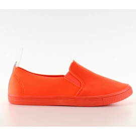 Stylowe trampki slip-on JX31 Orange pomarańczowe
