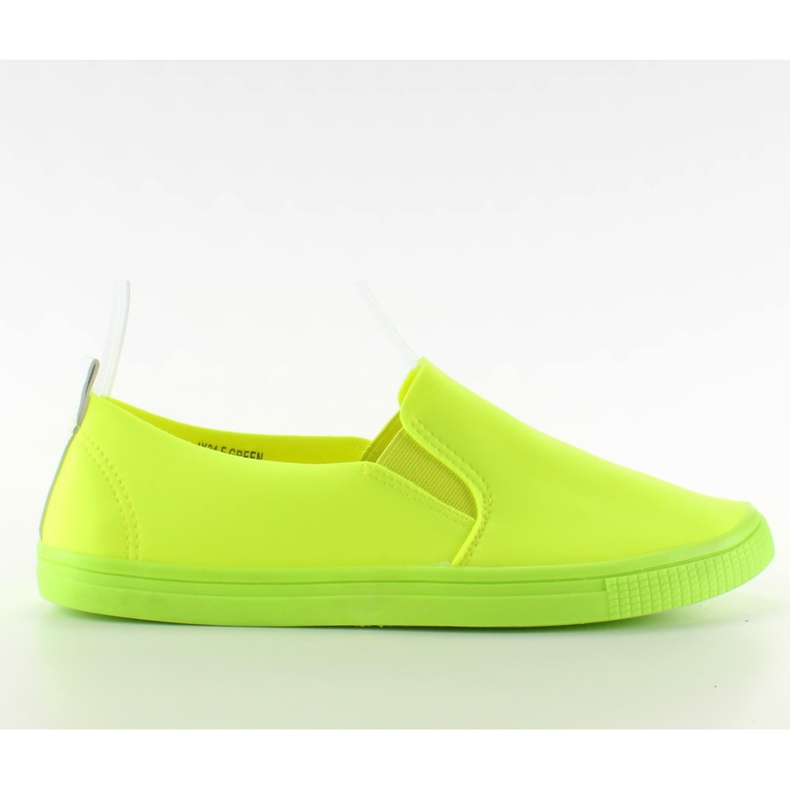 Stylowe trampki slip-on JX31 F. Green żółte