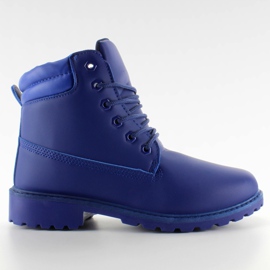 Timberki damskie FullColour BL62 Blue niebieskie