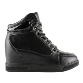 Sneakersy high top 2017-3 Czarny czarne