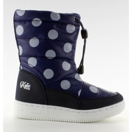 Dziecięce ortalionowe kozaczki Marino granatowe