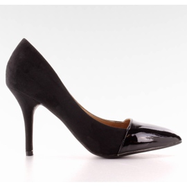 Szpilki eleganckie 898-25-ES-1 czarne