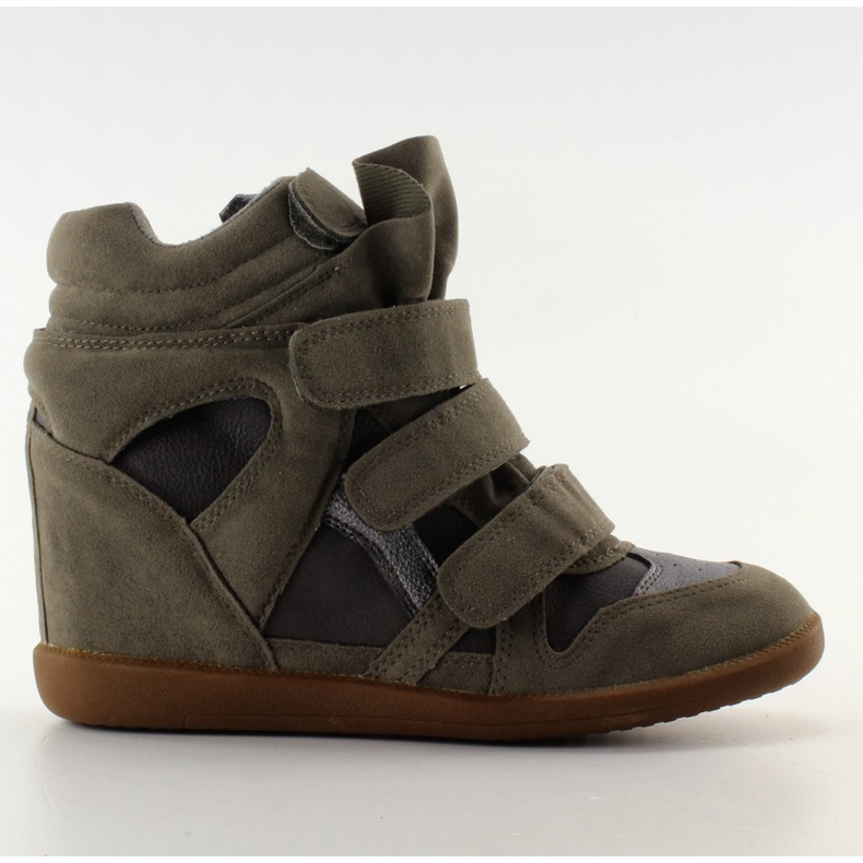 Sneakersy zamszowe 6040 D. Grey szare
