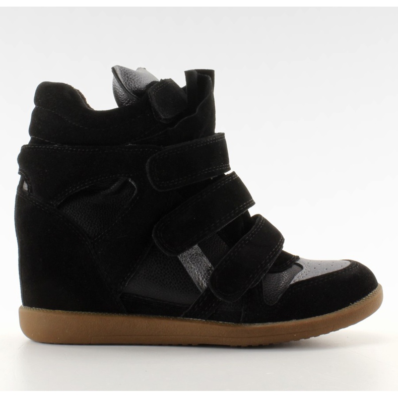 Sneakersy zamszowe 6040 Black czarne