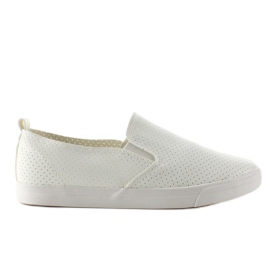 Leciutkie slip-on dziurkowane NB95P White białe