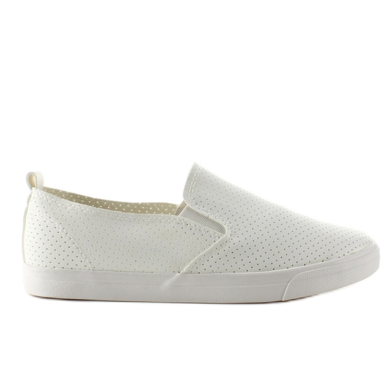 Leciutkie slip-on dziurkowane NB95P White białe