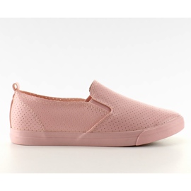 Leciutkie slip-on dziurkowane NB95P Pink różowe