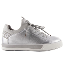Buty sportowe Mochino NB80p silver szare