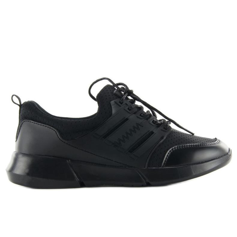 Lekkie buty sportowe b3120b-sp black czarne