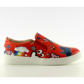Slipony komiksowe 6120 Red czerwone