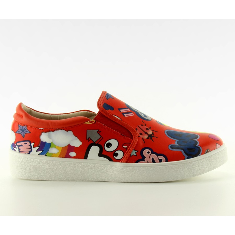 Slipony komiksowe 6120 Red czerwone