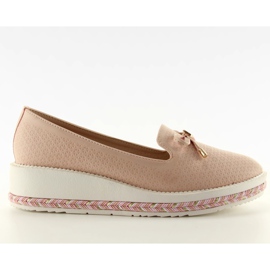 Lordsy espadryle 6084 Pink różowe