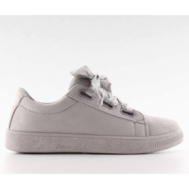 Trampki Z Atłasowymi Sznurówkami Nb120P szare