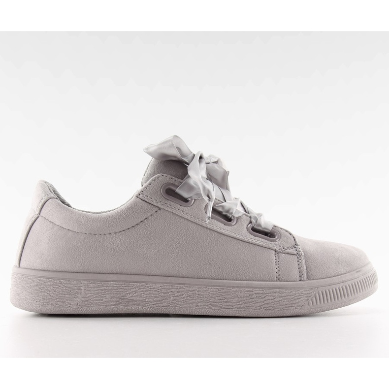 Trampki Z Atłasowymi Sznurówkami Nb120P szare