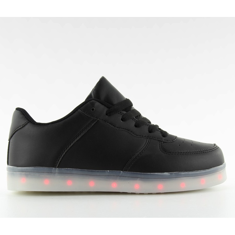 Buty ze światełkami led Q-3 Black czarne