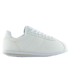 Licowe buty sportowe 8849 white białe
