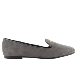 Klasyczne lordsy zamsz lj-1a79 Grey szare