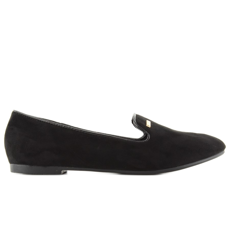 Klasyczne lordsy zamsz lj-1a79 Black czarne