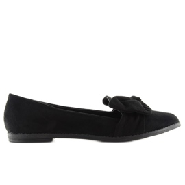 Mokasyny lordsy czarne 888-1 black