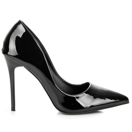 Seastar Czarne lakierowane szpilki