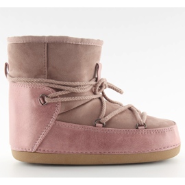 Śniegowce moon różowe HW9500 pink