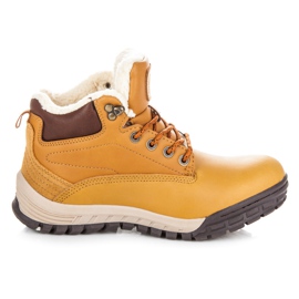 Arrigo Bello Camelowe Botki brązowe