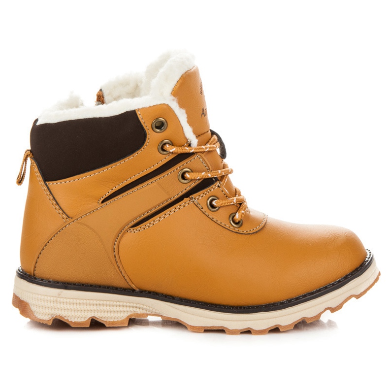 Arrigo Bello Ciepłe Traperki Na Suwak brązowe