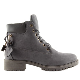 Timberki damskie szare AT-0623-L Grey