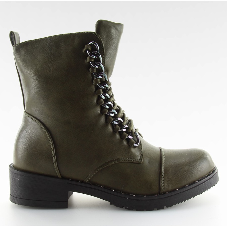 Workery damskie zielone 30716 green