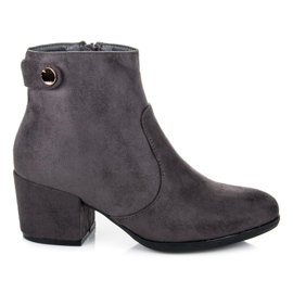 Laura Mode Szare botki na słupku