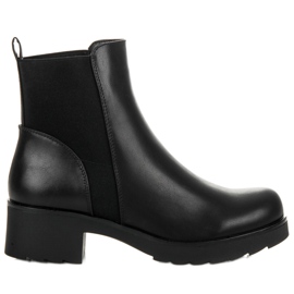 Groto Gogo Czarne Sztyblety Na Platformie