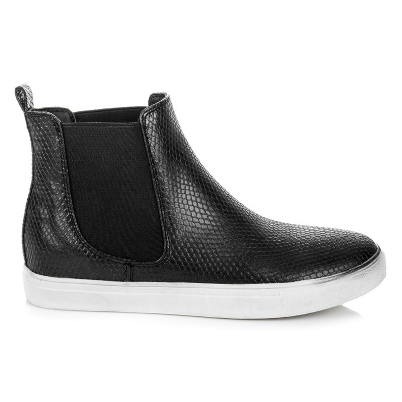 Mckeylor Wysokie Trampki Snake Print czarne