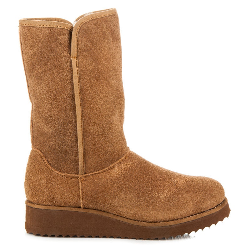 Coco Perla Wysokie mukluki brązowe