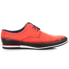 Lucca Czerwone Półbuty Casual