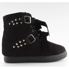 Trampki sneakersy czarne A-79 black