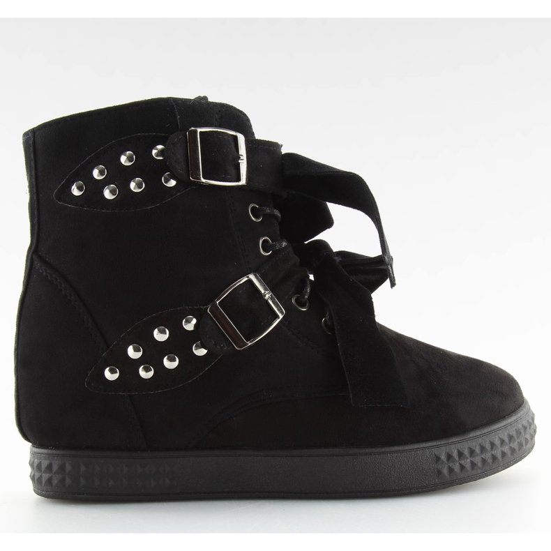 Trampki sneakersy czarne A-79 black