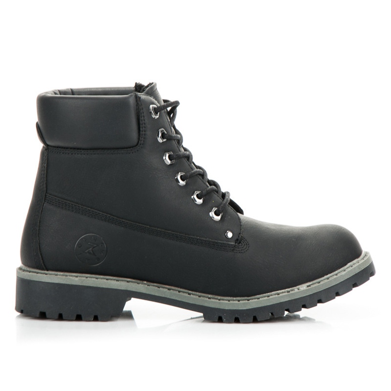 Mckeylor Męskie trapery z ociepleniem czarne