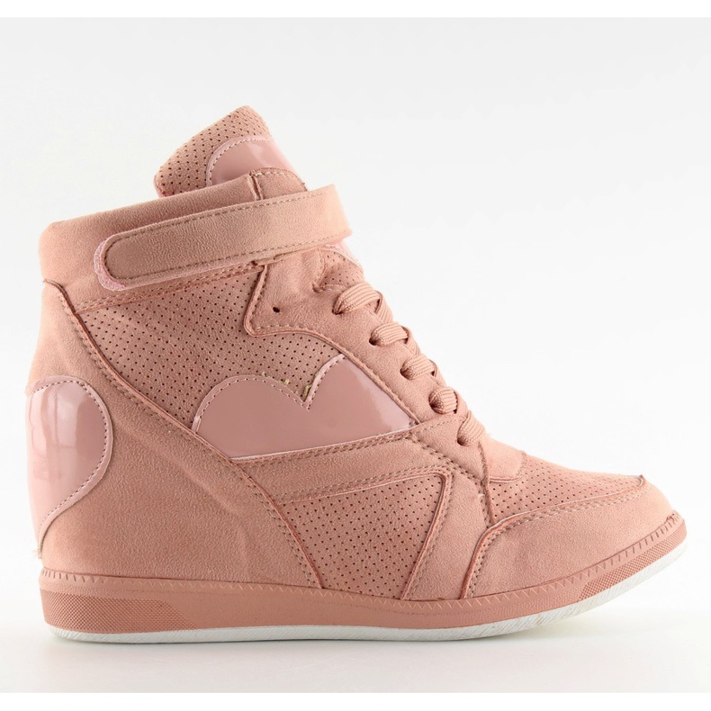 Sneakersy damskie różowe 1542 pink