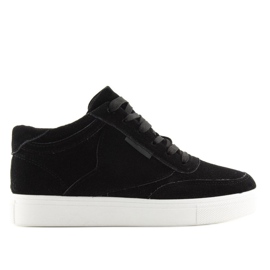 Trampki damskie zamszowe czarne NB171P Black