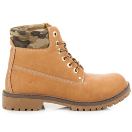 Mckeylor Traperki damskie brązowe