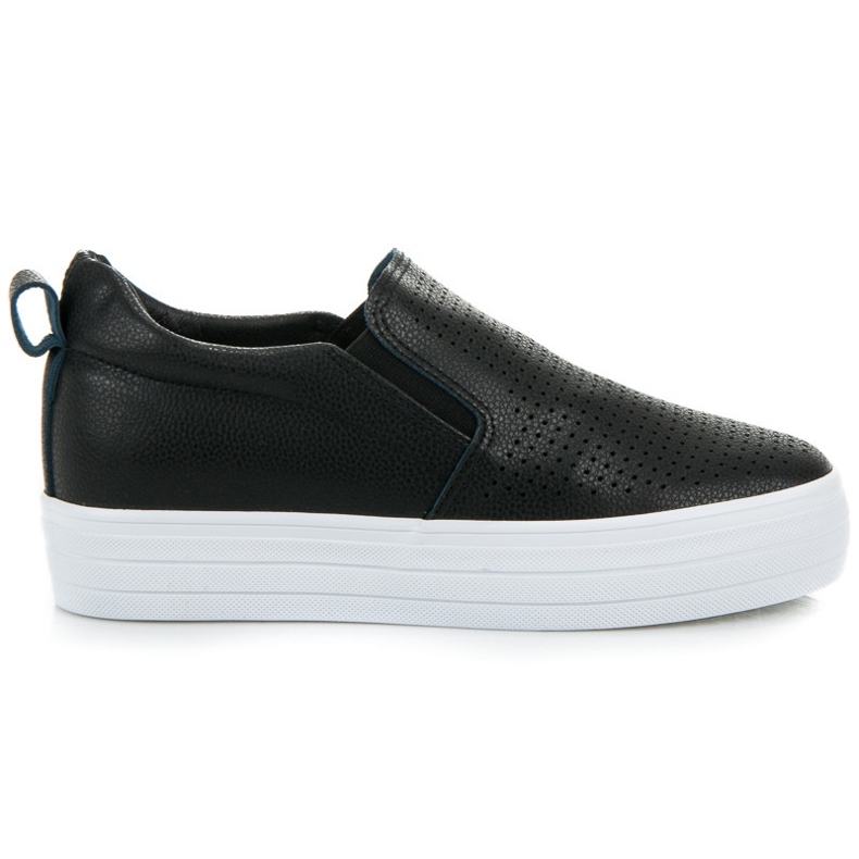 Slipony Na Platformie czarne