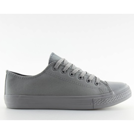 Trampki damskie monocolour szare NB176 grey