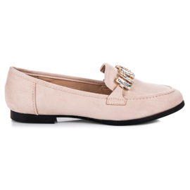 Vices Zamszowe Półbuty Z Ozdobą brązowe