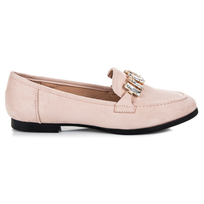 Vices Zamszowe Półbuty Z Ozdobą brązowe